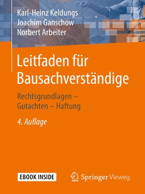 cover image of Leitfaden für Bausachverständige